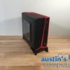 Black & Red Window Custom Built Desktop Computer