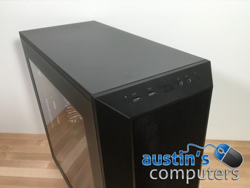 Black Window Custom Built Desktop Computer